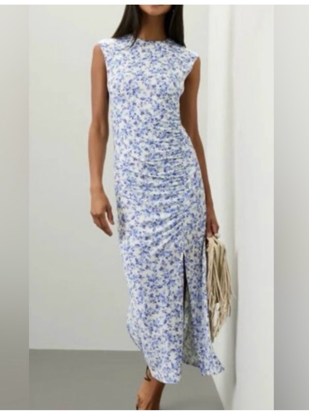 Maje Floral Midi Dress size 40